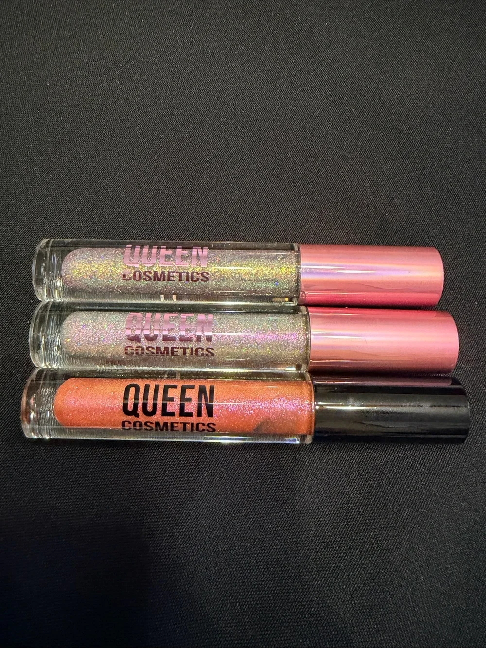 Queen Cosmetics Holographic Lipgloss Magic Potion, Wanderlust, Divine Aura New